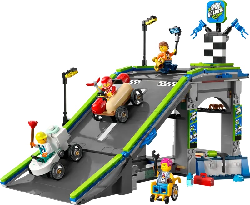 LEGO 60460 Bez granic tor z rampami dla wyscigowek