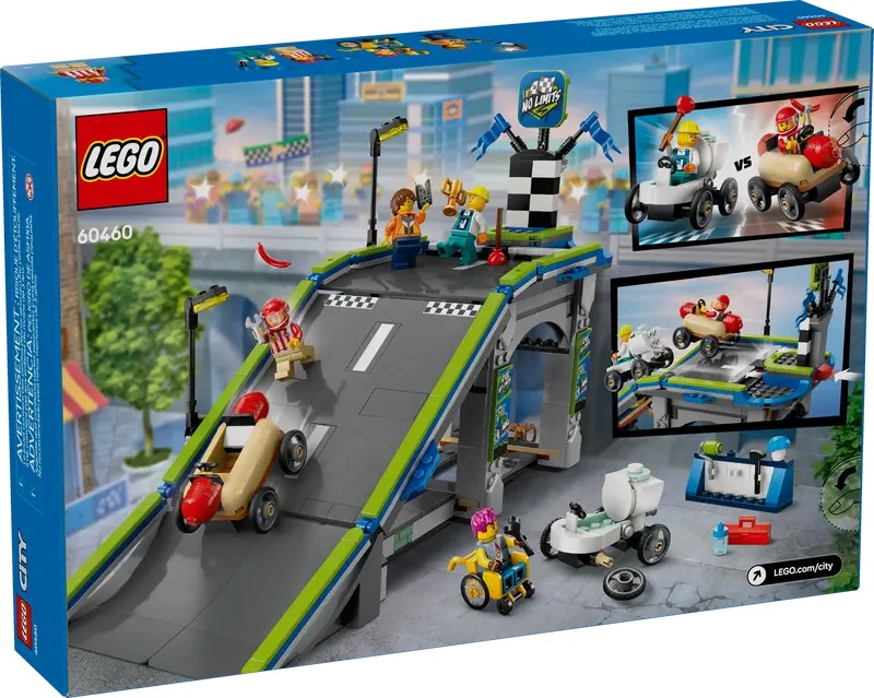 LEGO 60460 Bez granic tor z rampami dla wyscigowek tyl