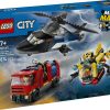 LEGO 60462 Zestaw z helikopterem wozem strazackim i lodzia podwodna
