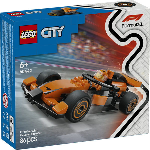 LEGO City 60442 F1 Kierowca i bolid McLaren