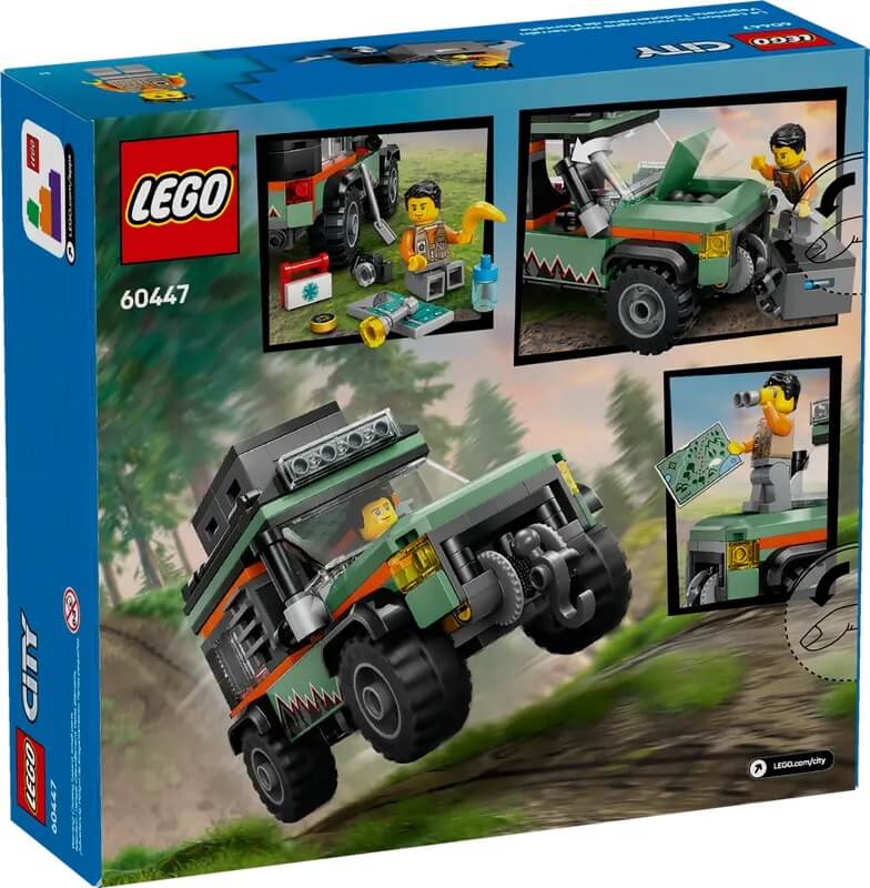LEGO City 60447 Górska ciężarówka terenowa 4x4 tyl