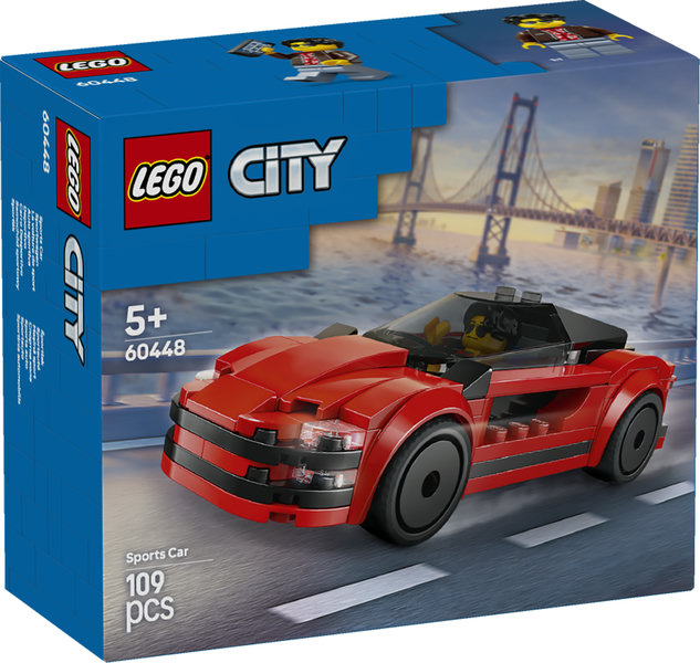 LEGO City 60448 Czerwony samochod sportowy