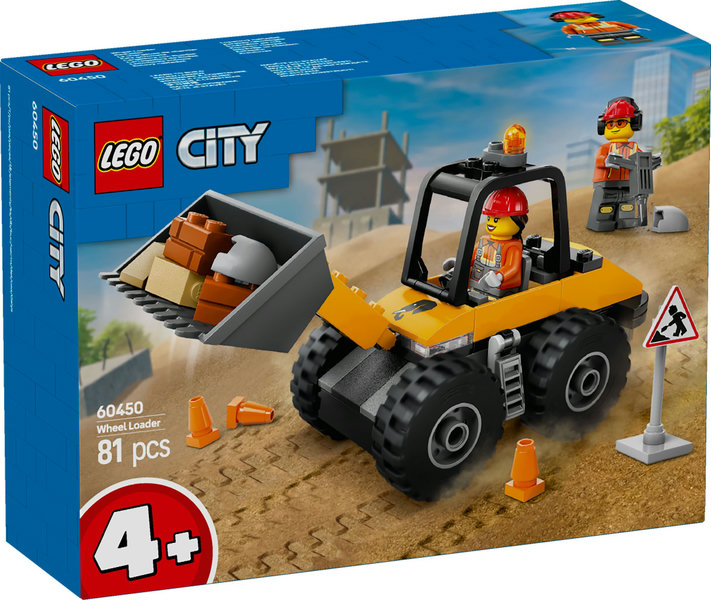 LEGO City 60450 Zolta ladowarka kolowa