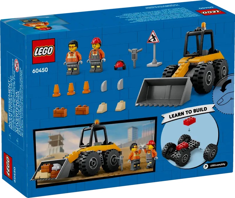 LEGO City 60450 Zolta ladowarka kolowa tyl