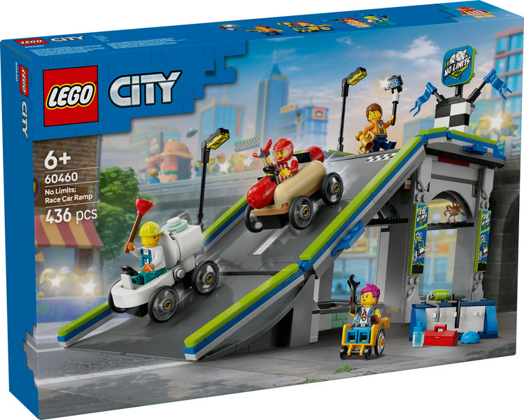 LEGO City 60460 Bez granic tor z rampami dla wyscigowek