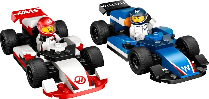 LEGO City 60464 F1 Bolidy Williams Racing i Haas F1