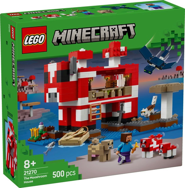 LEGO Minecraft 21270 Dom grzybowej krowy front
