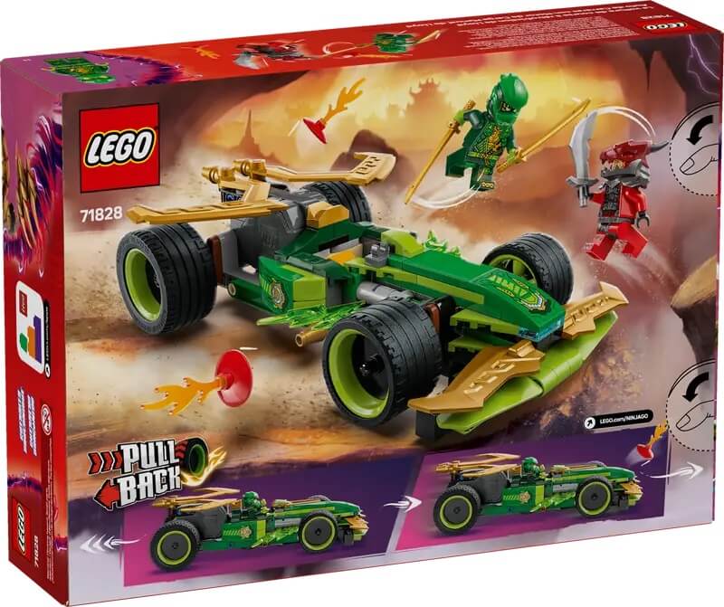 LEGO Ninjago 71828 Samochod wyscigowy Lloyda opakowanie