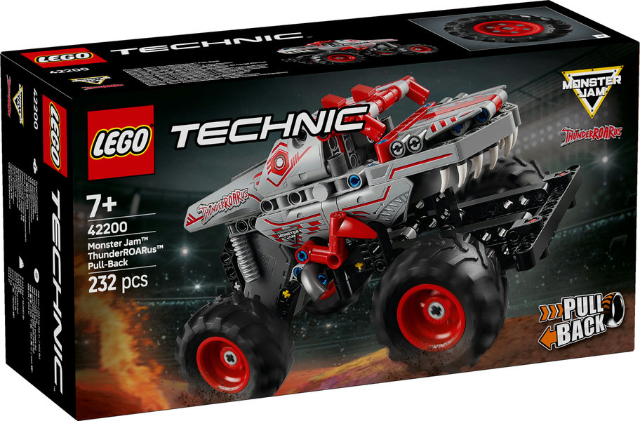 LEGO Technic 42200 Monster Jam thunderROARus front