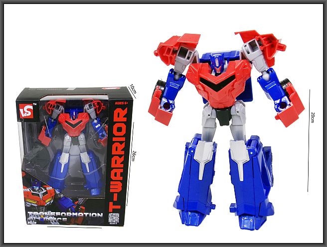 Auto robot czerwono niebieski Optimus prime HRE03