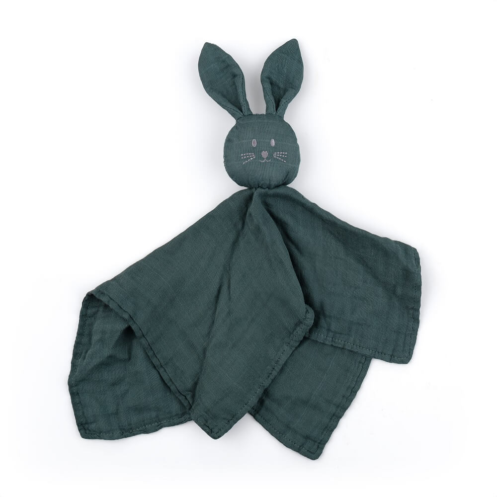 Bambusowa muślinowa przytulanka Hugo Misty Green