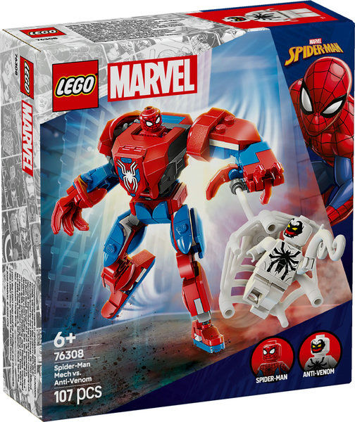 LEGO 76308 Mech Spider Mana kontra Anti Venom