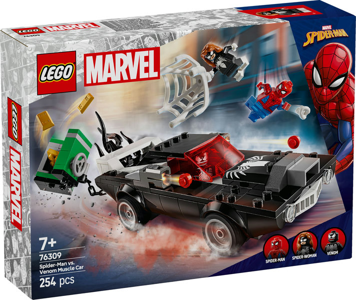 LEGO 76309 Spider Man kontra muscle car Venoma