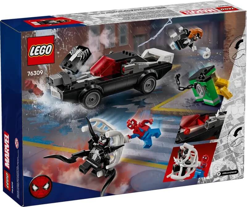 LEGO 76309 Spider Man kontra muscle car Venoma opakowanie