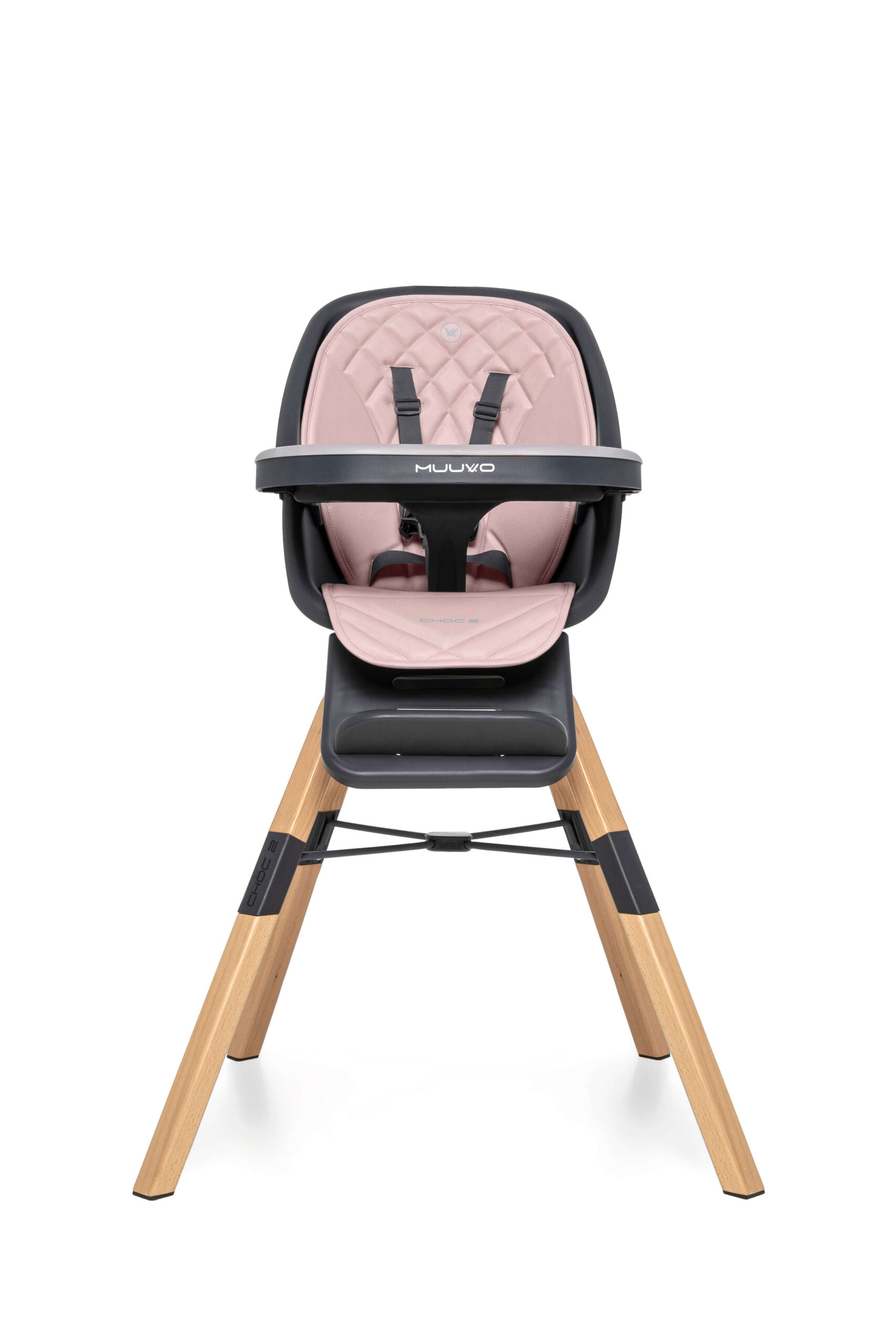 MUUVO Choc 2 krzeselko do karmienia Powder Pink