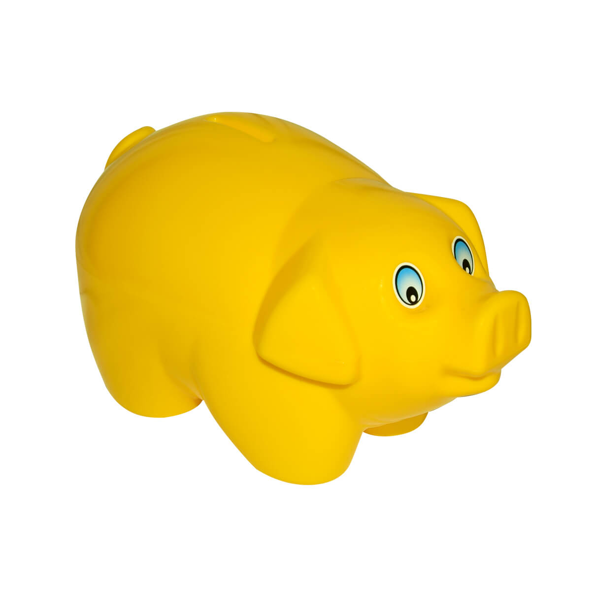 świnka skarbonka zolta