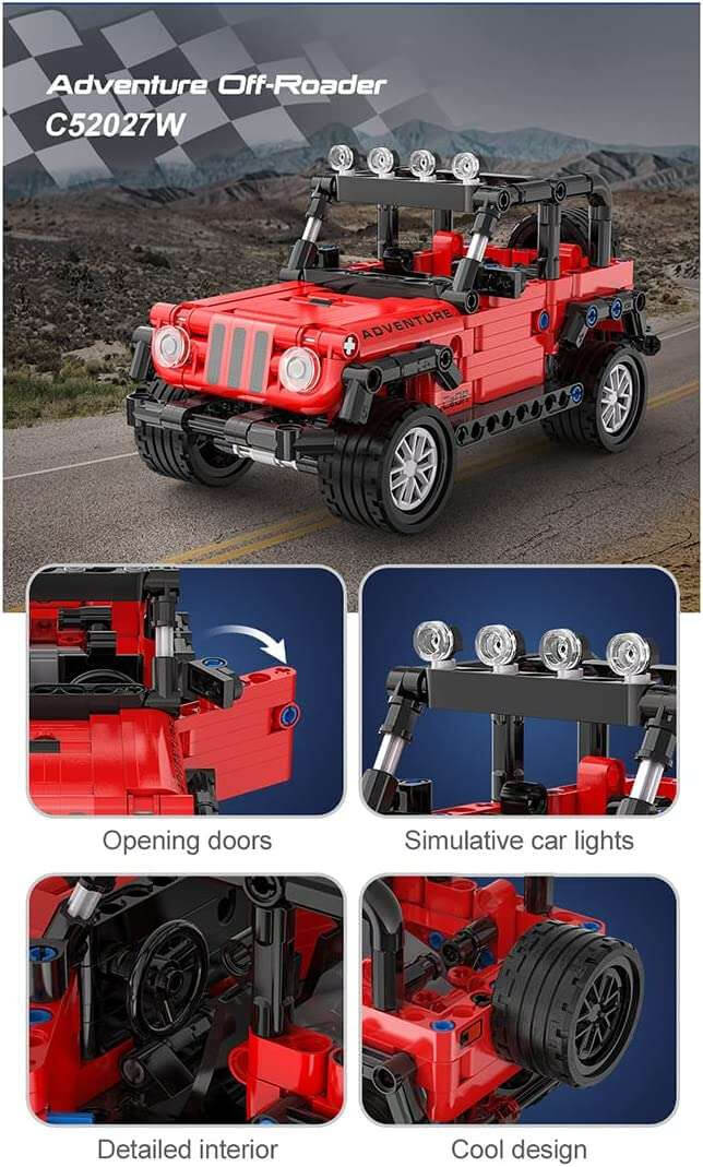 CaDA Adventure Off Roader elementy ruchome CaDA Adventure Off Roader elementy ruchome