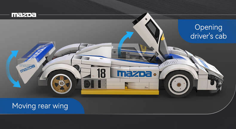 CaDA klocki samochod sportowy Mazda 787B