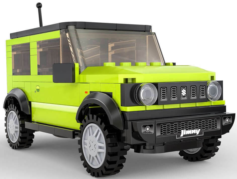 Klocki CaDA Samochod terenowy Zielony Suzuki Jimny