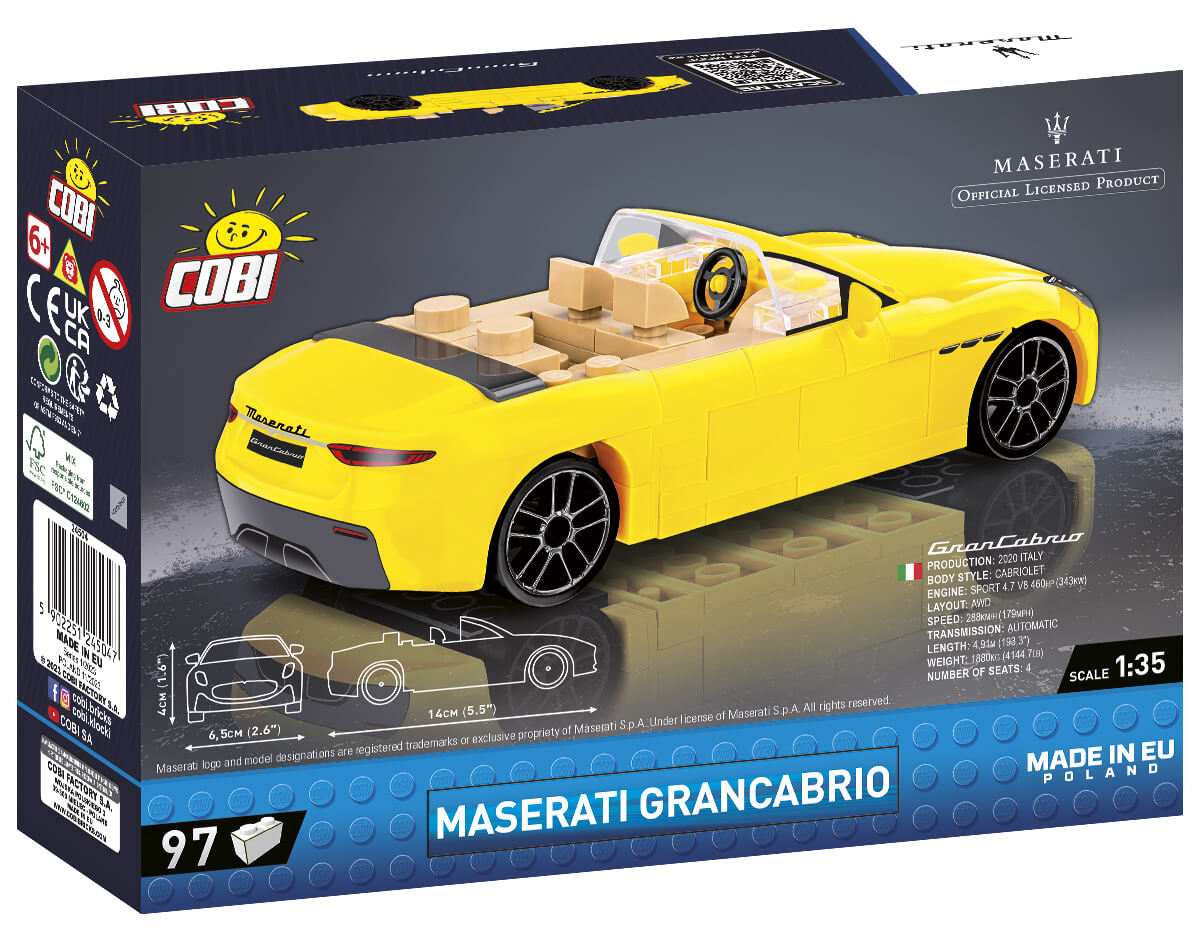 Maserati Grancabrio auto z klockow