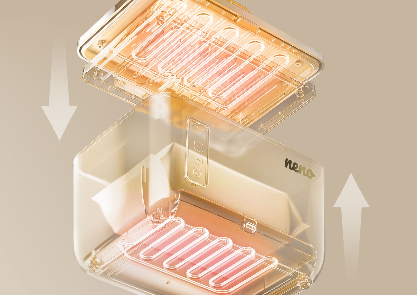 Neno Calme dwustronne podgrzewanie chusteczek