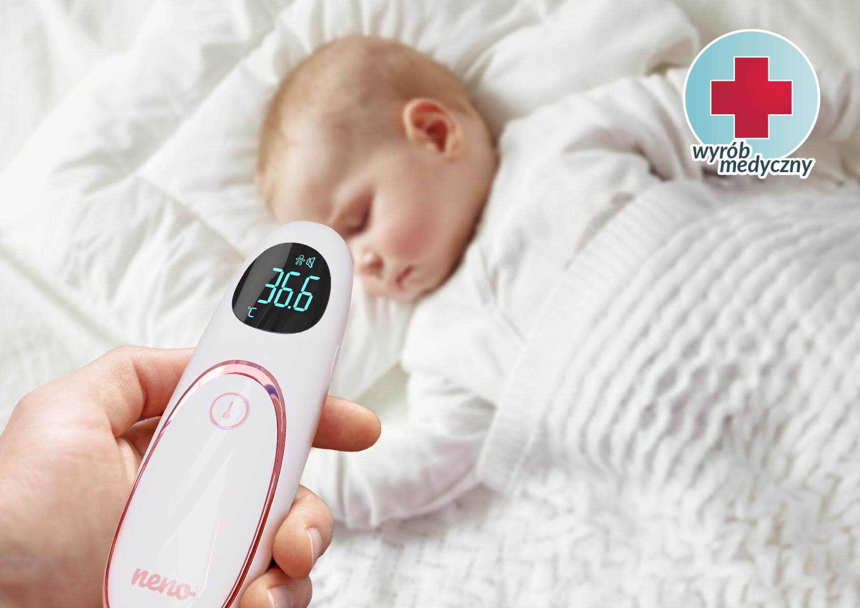 Neno Medic T06 profesjonalny termometr bezdotykowy