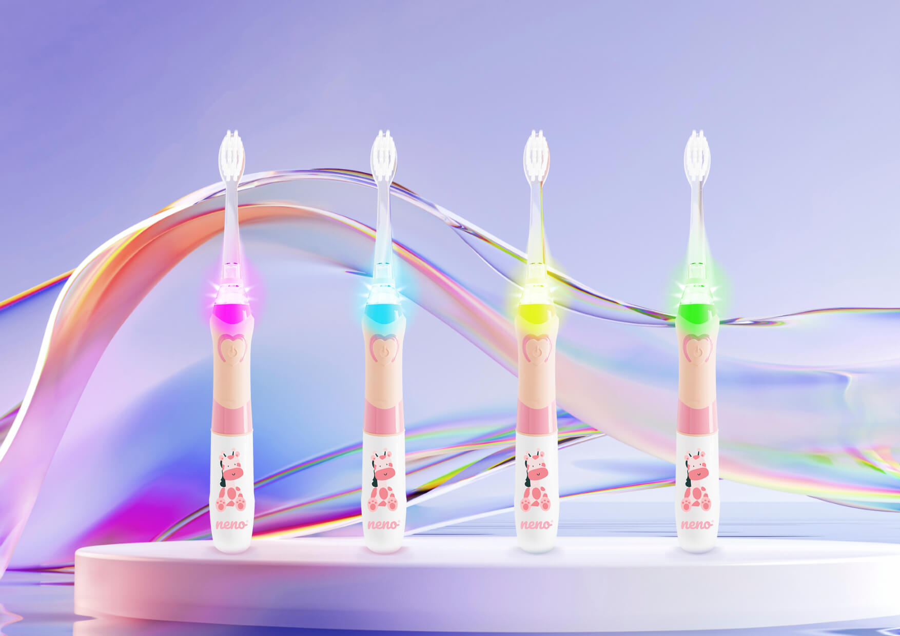 Neno fratelli pink kolorowe diody