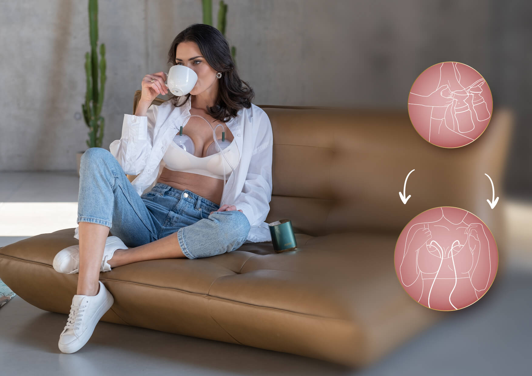 Neno muszle odciaganie bez uzycia rak