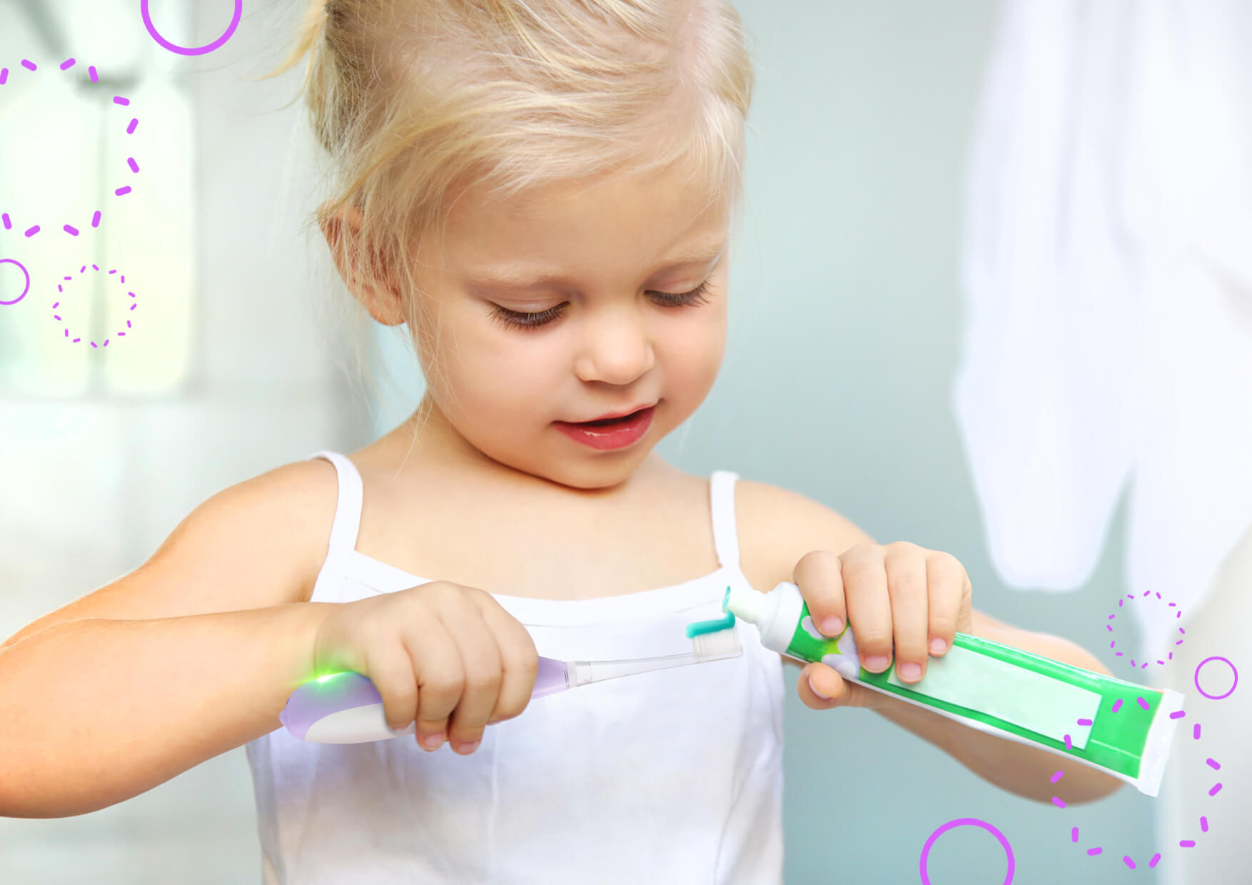 Neno tutti violet elektryczna szczoteczka od 3 do 6 roku