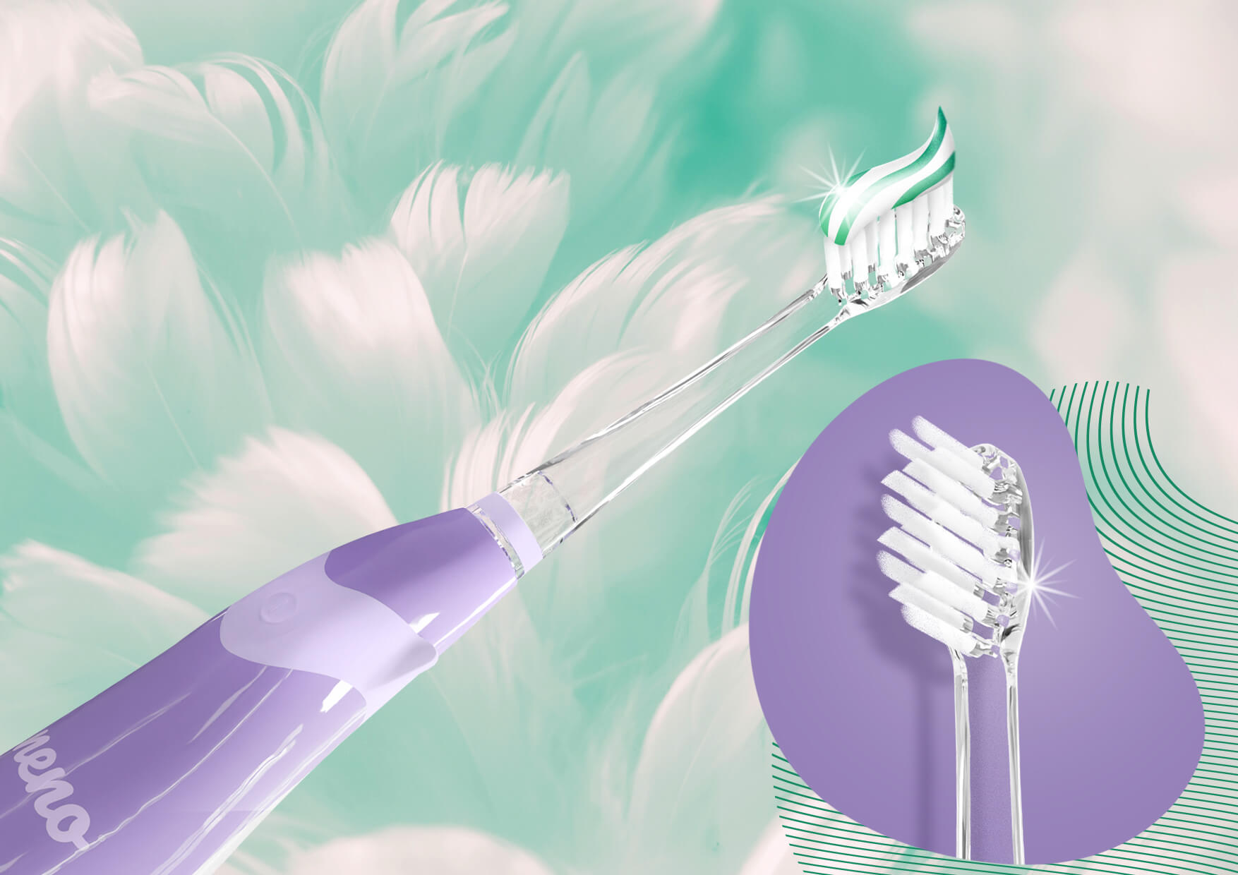 Neno tutti violet miekkie nylonowe wlokna