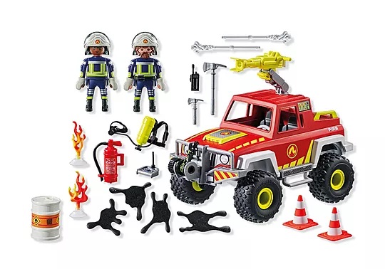Playmobil woz strazacki 71824 elementy