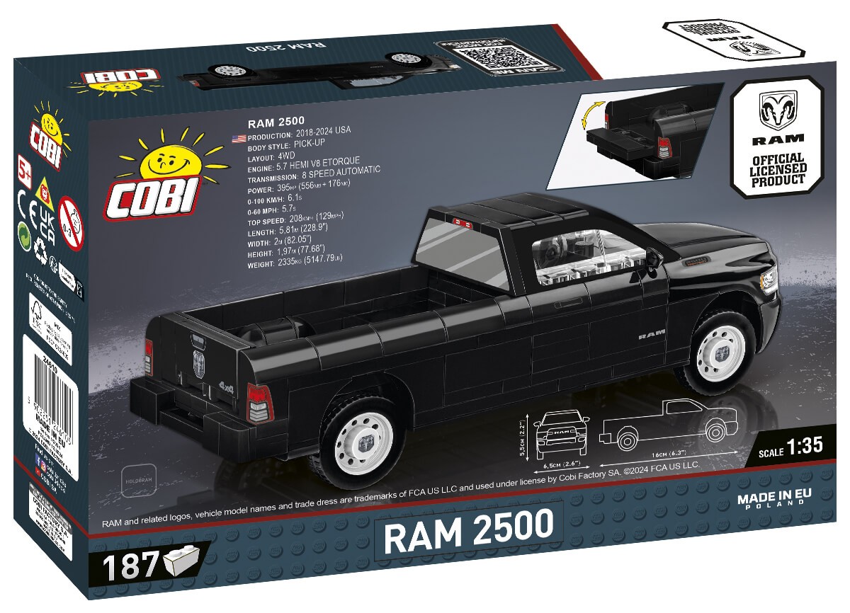RAM 2500 auto z klockow