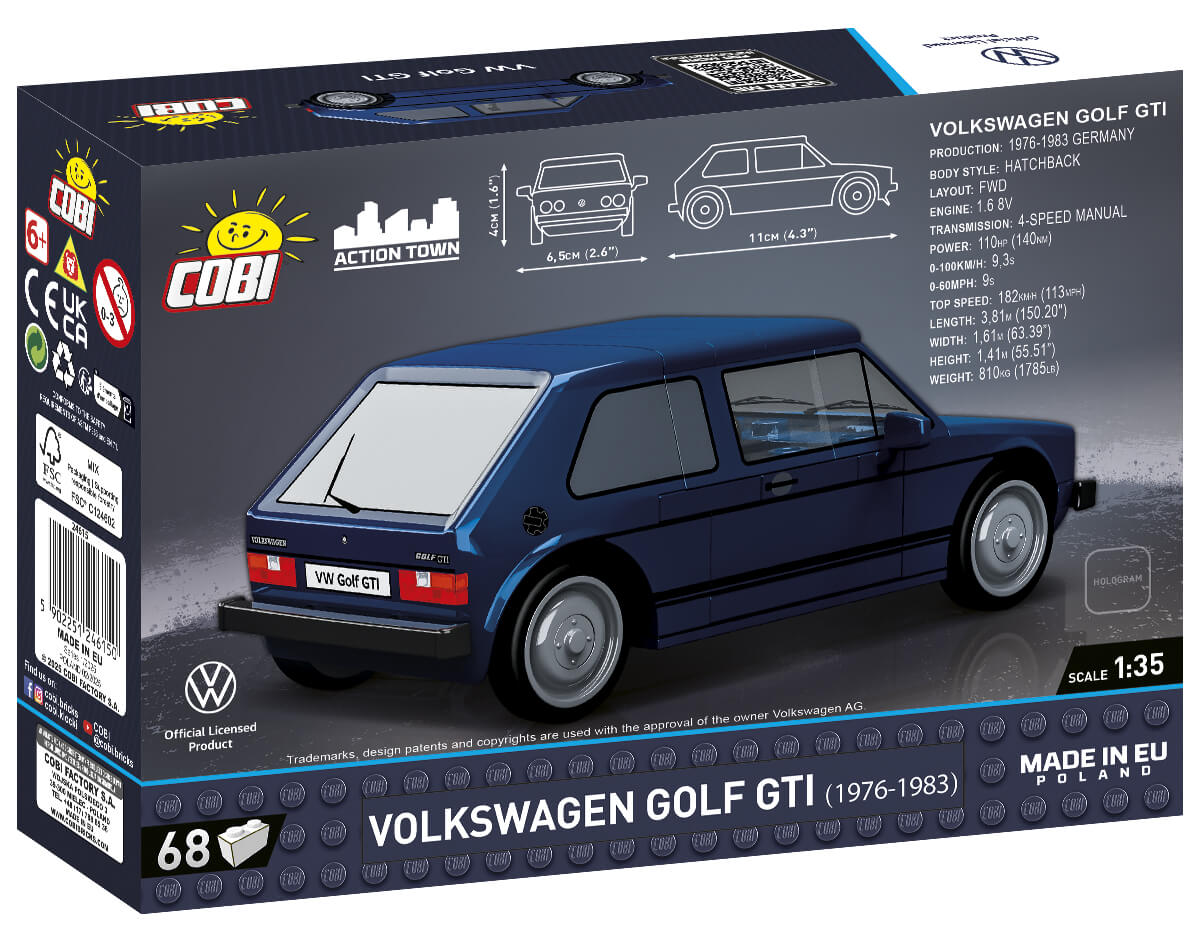 Volkswagen GOLF GTI 1976 1983 auto z klockow