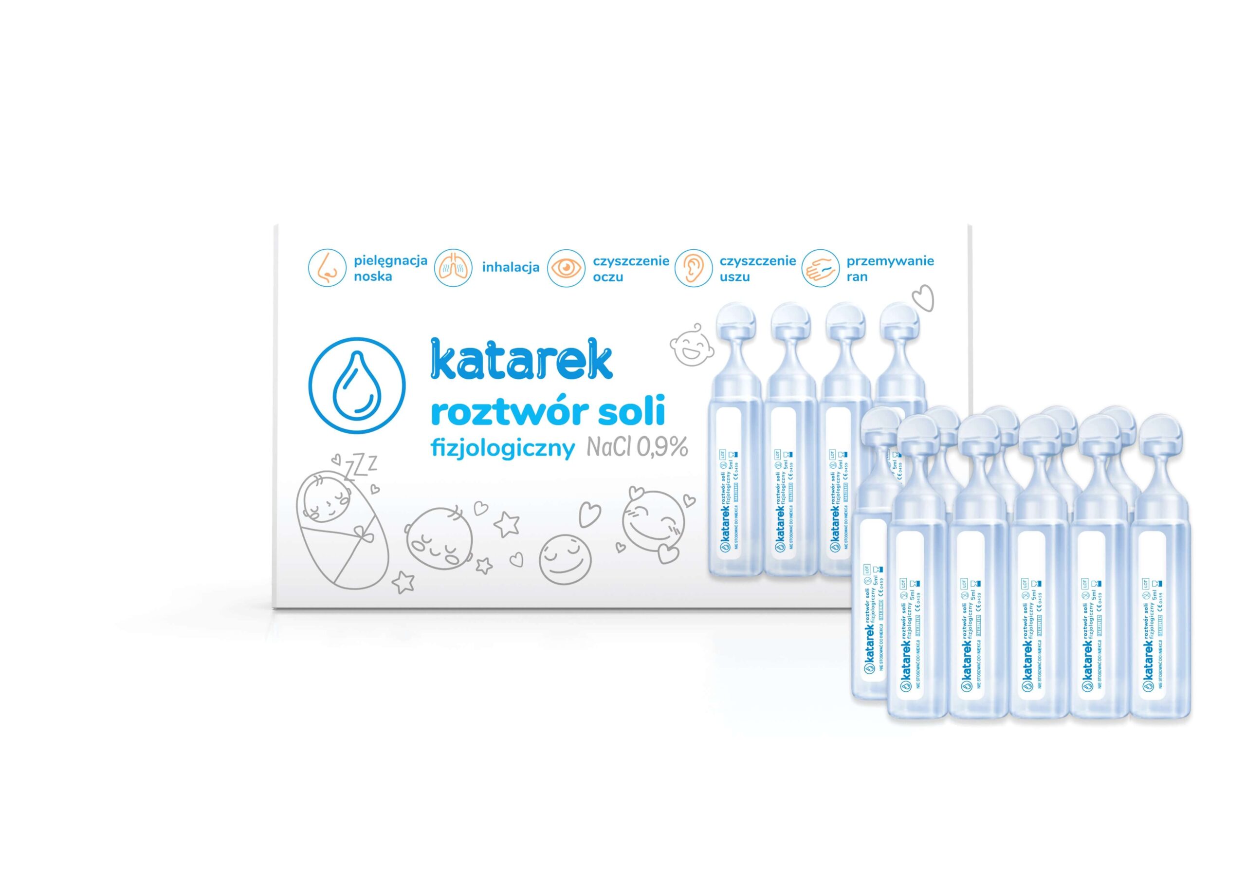 katarek sol fizjologiczna