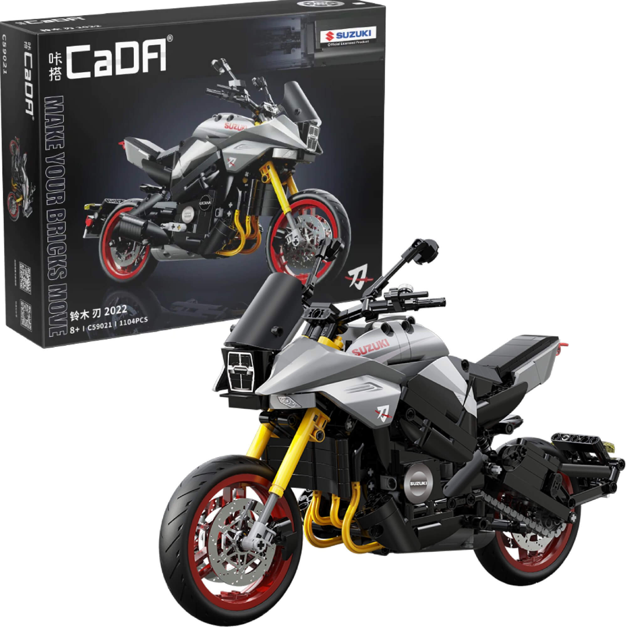 CaDA Motocykl Suzuki Katana w skali 1 6 CaDA Motocykl Suzuki Katana w skali 1 6