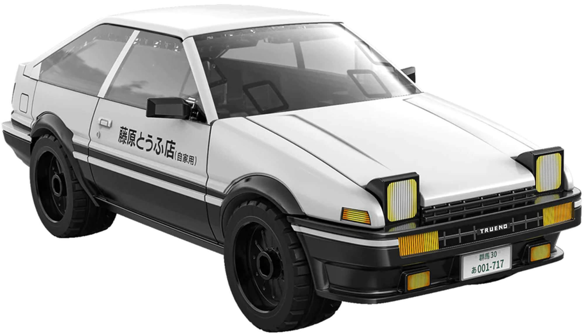 Klocki CaDA Biale auto Toyota AE86 Klocki CaDA Biale auto Toyota AE86