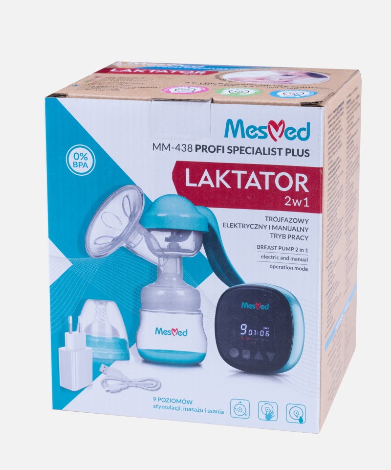 MesMed Laktator elektroniczny i reczny 2w1