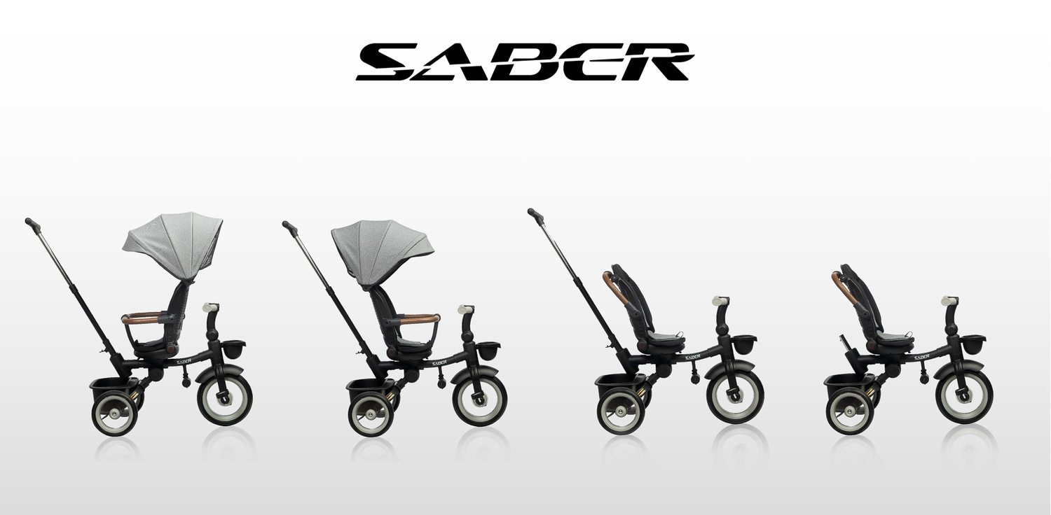 Rowerek 3 kołowy SABER jego możliwości