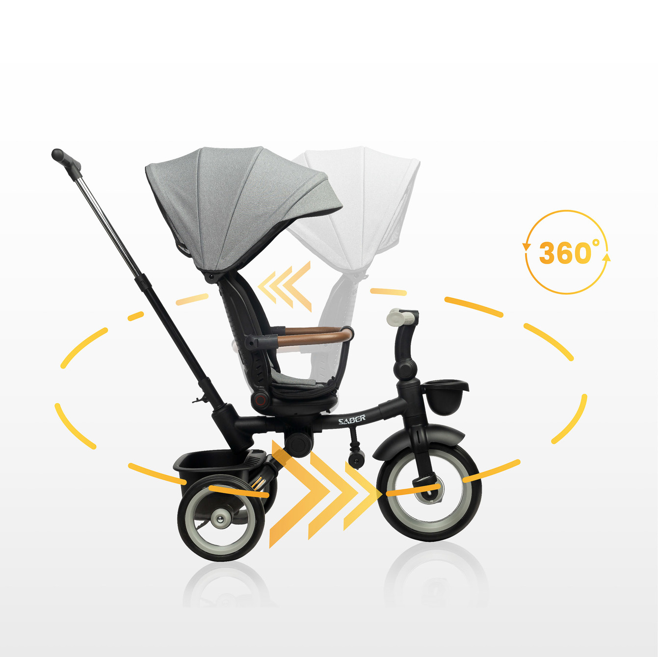 Rowerek SABER komfort i funkcjonalnosc