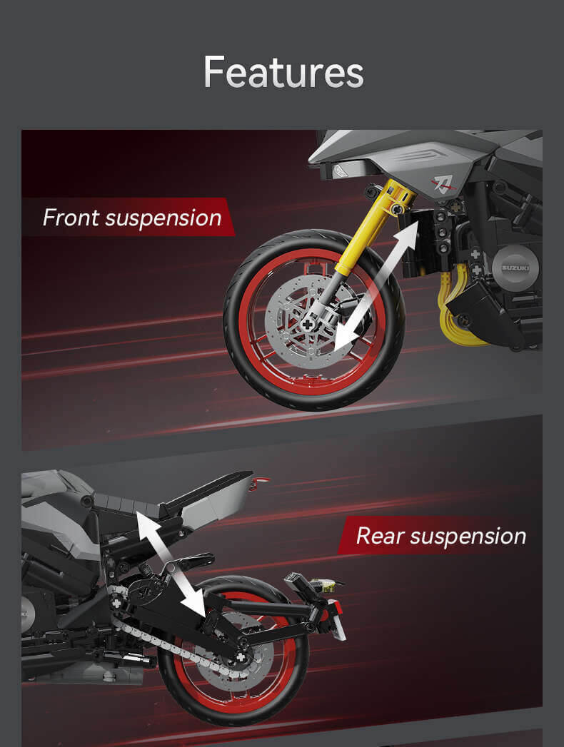 Suzuki Katana elementy ruchome modelu Suzuki Katana elementy ruchome modelu