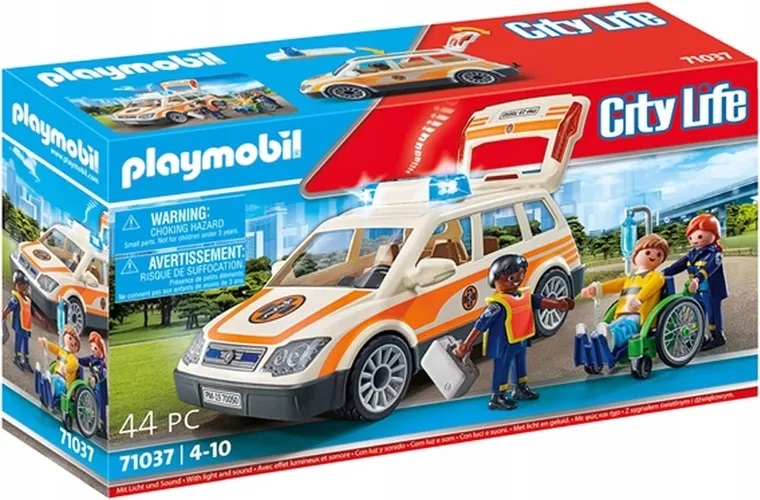 playmobil samochod lekarza pierwszej pomocy 71037