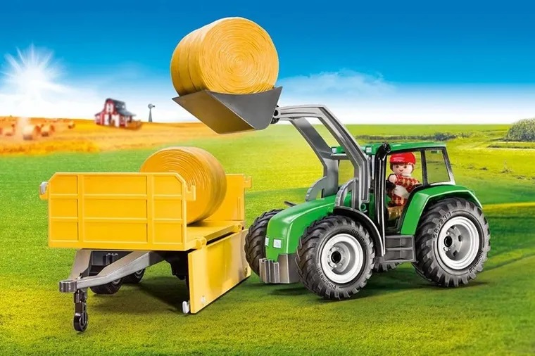 traktor z przyczepa 9317 traktor z przyczepa 9317