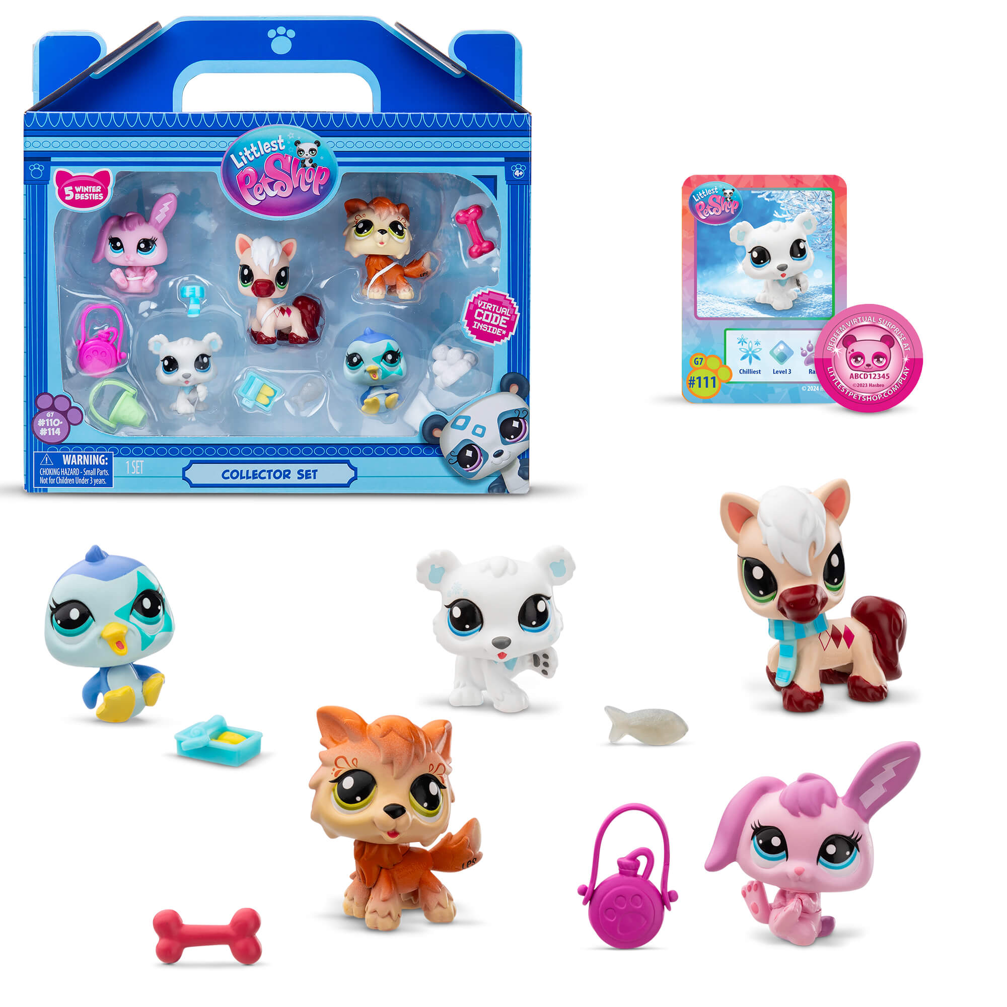 00573 Littlest Pet Shop zestaw zimowy HERO