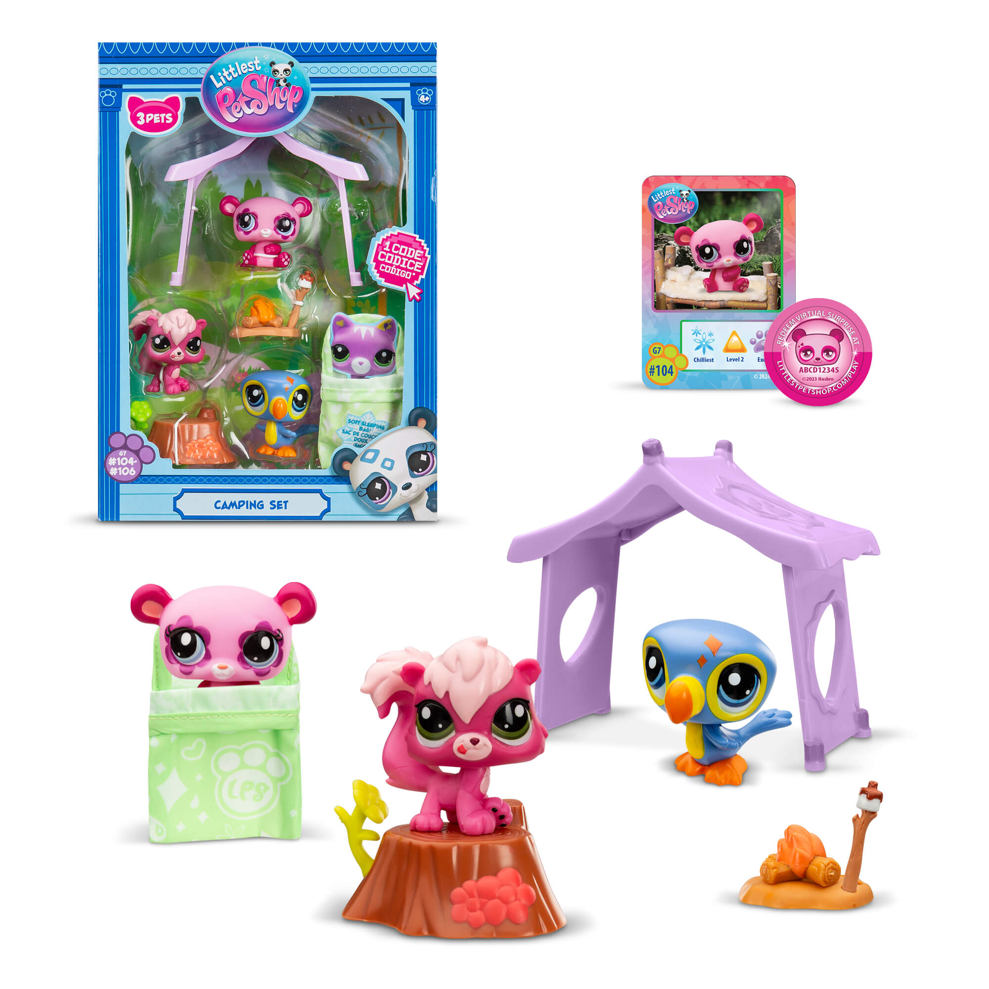 00574 Littlest Pet Shop zestaw Camping