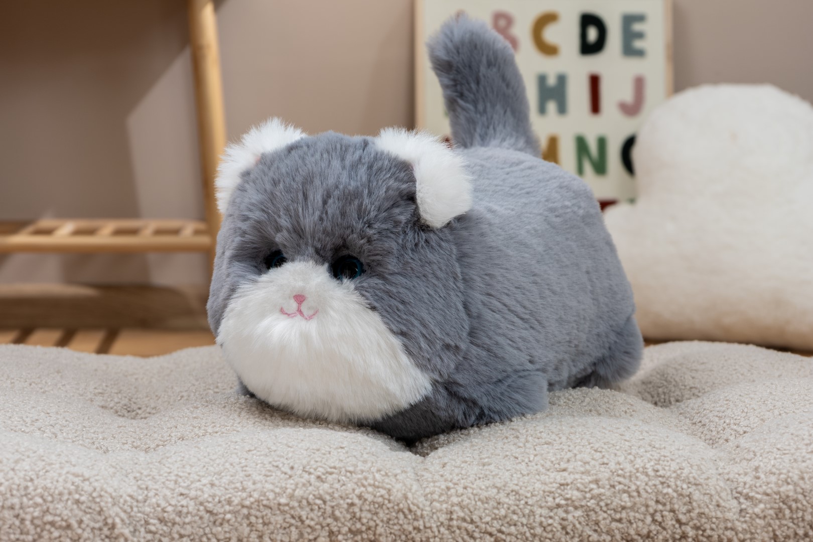 Kot interaktywny Huggy Luv szary