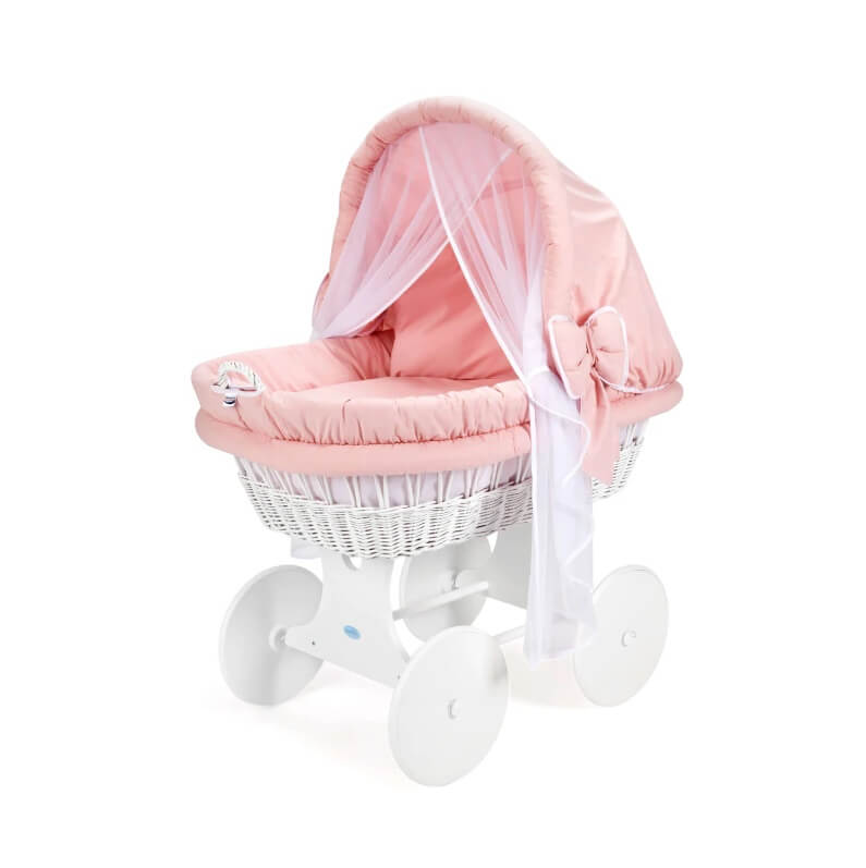 kosz mojzesza z materacem i wyposazeniem bialy posciel rozowa kosz mojzesza z materacem i wyposazeniem bialy posciel rozowa