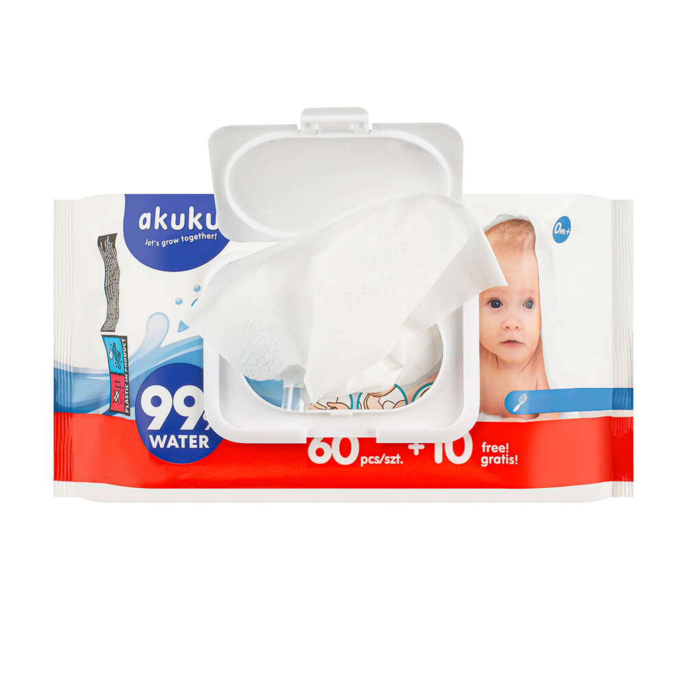 AKUKU Wielorazowe wieczko do chusteczek – przylepne A0707