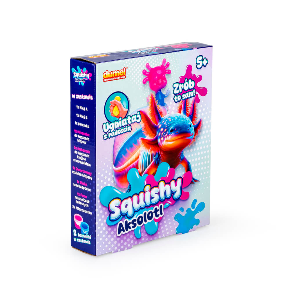 Dumel Discovery Squishy Aksolotl – zestaw kreatywny DIY – opakowanie
