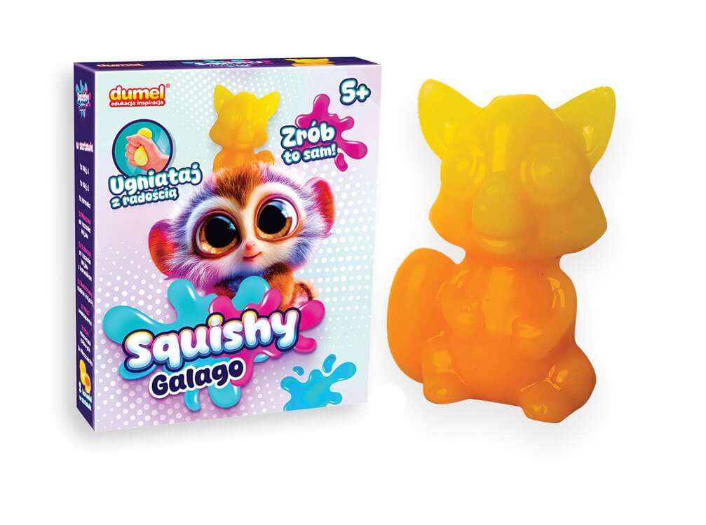 Dumel Discovery Squishy Galago – gotowy squishy i opakowanie