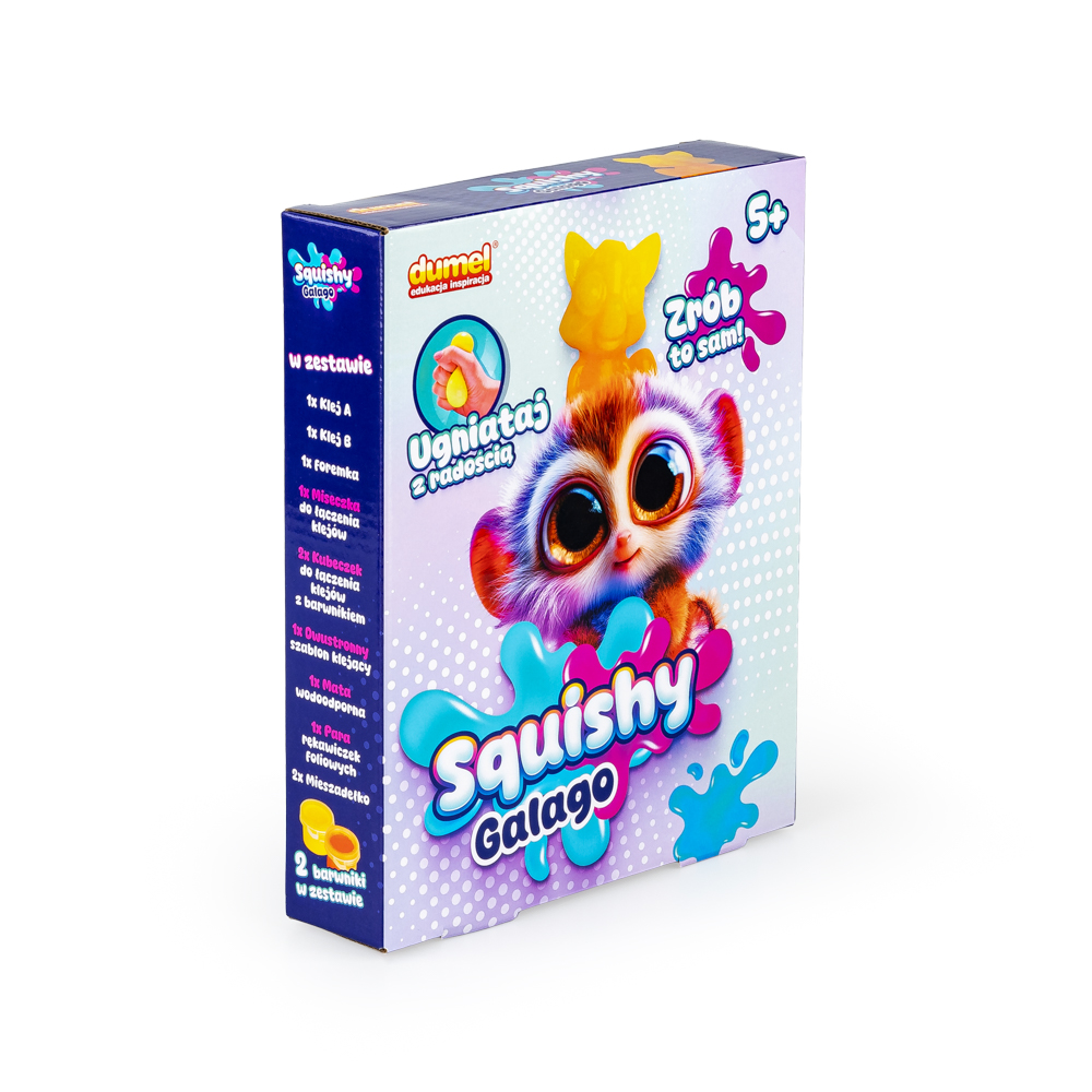 Dumel Discovery Squishy Galago – opakowanie zestawu kreatywnego